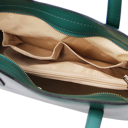 Olimpia - Italian leather tote - Medium size