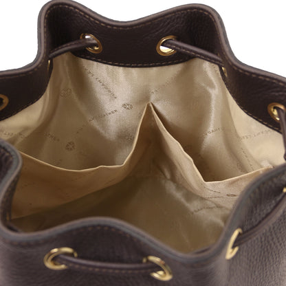 TL Bag - Borsa a secchiello in pelle