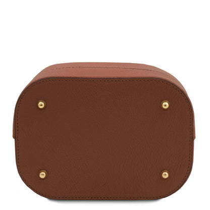 TL Bag - Borsa a secchiello in pelle