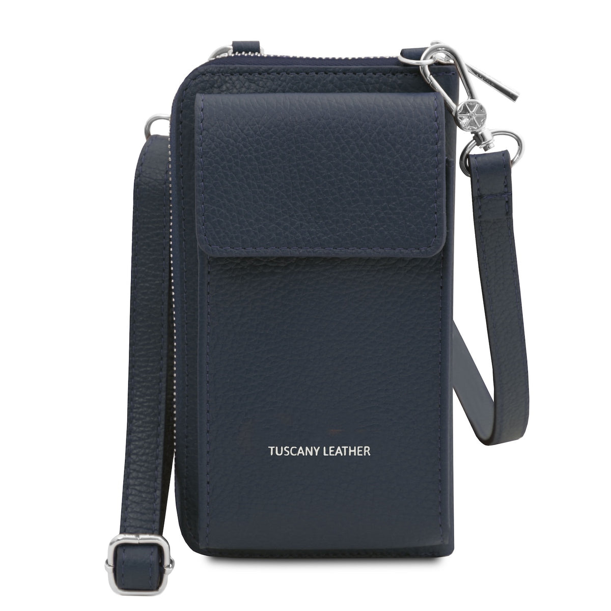 TL Bag - Portafoglio in pelle con tracolla - porta telefono
