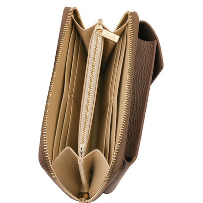 TL Bag - Portafoglio in pelle con tracolla - porta telefono