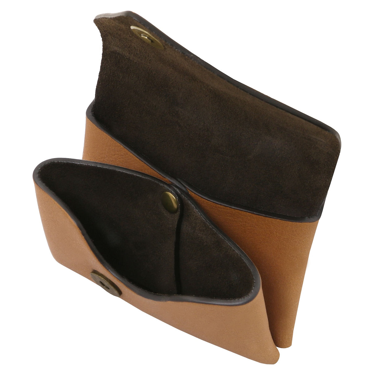 Leather Coin Purse in Vegetable-Tanned Leather | TL142572