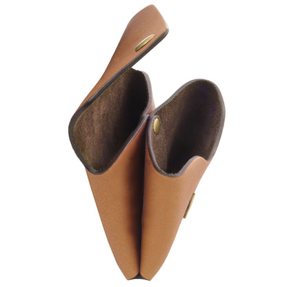 Leather Coin Purse in Vegetable-Tanned Leather | TL142572