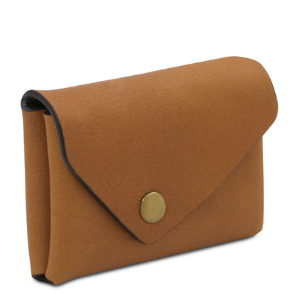 Leather Coin Purse in Vegetable-Tanned Leather | TL142572
