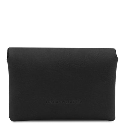 Leather Coin Purse in Vegetable-Tanned Leather | TL142572