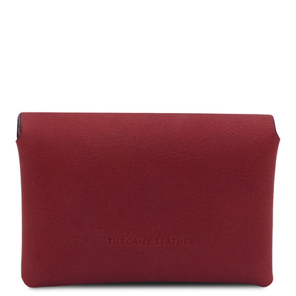 Leather Coin Purse in Vegetable-Tanned Leather | TL142572