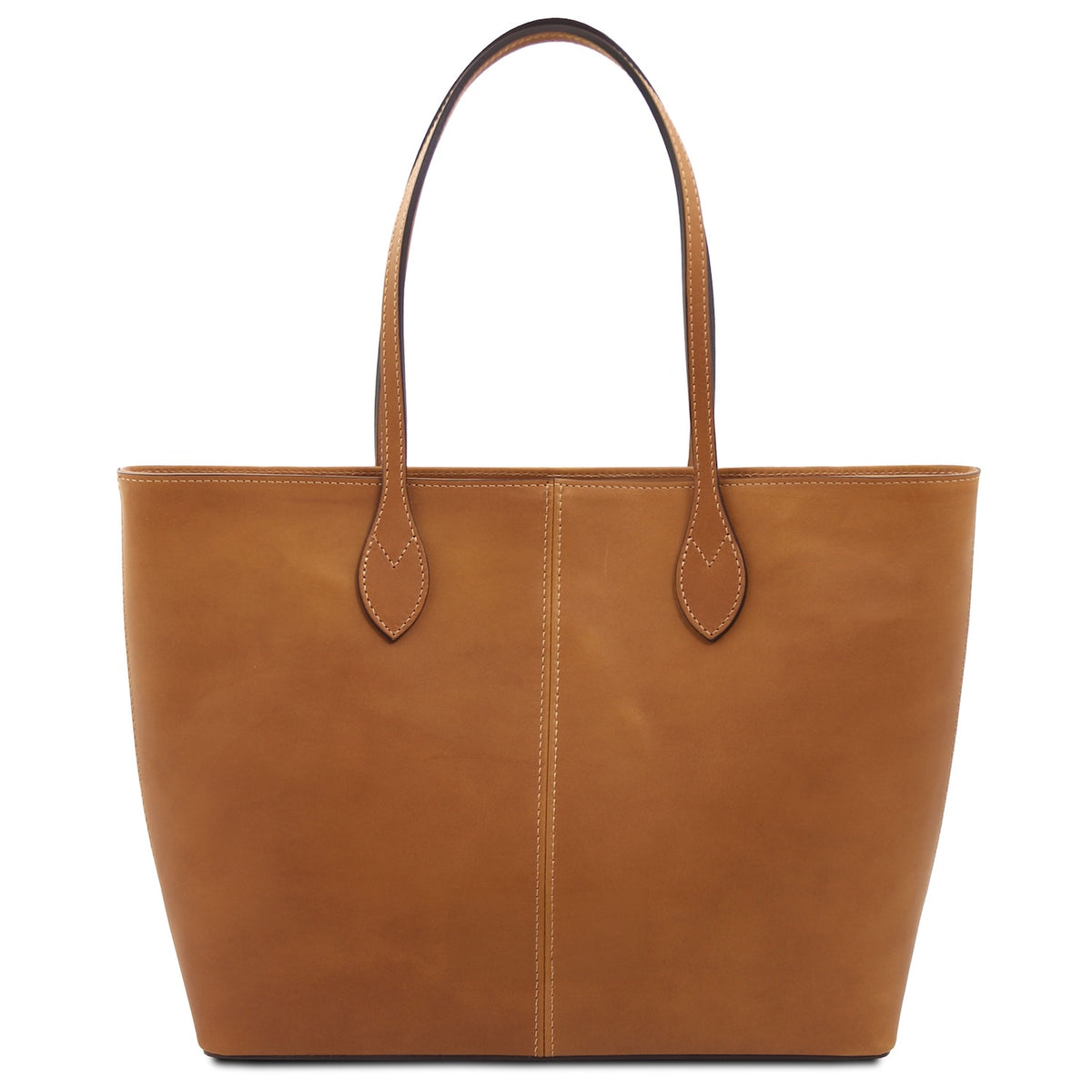 Essenza - Long handle leather tote bag | TL142612