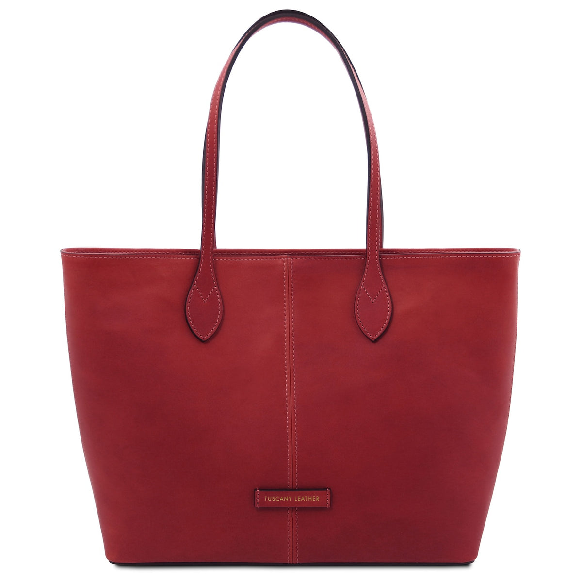 Essenza - Long handle leather tote bag | TL142612