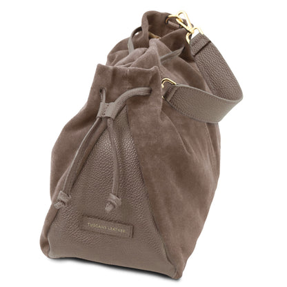 Allure - Sac cabas seau en daim souple - TL142614
