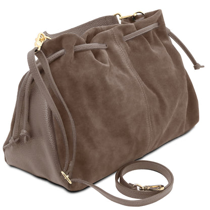 Allure - Sac cabas seau en daim souple - TL142614