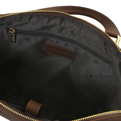 Ferrara - Vegetable tanned leather laptop briefcase | TL142620