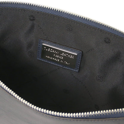 Will - Leather clutch bag with handle