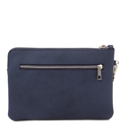 Will - Leather clutch bag with handle