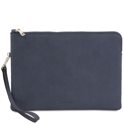 Giulio - Clutch maxi em pele com asa