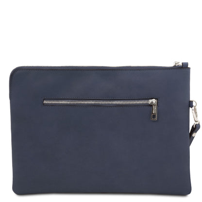 Giulio - Clutch maxi em pele com asa