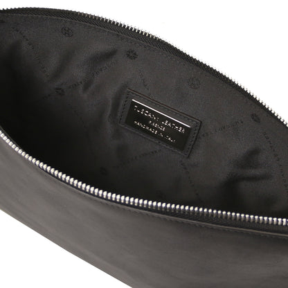 Giulio - Clutch maxi em pele com asa