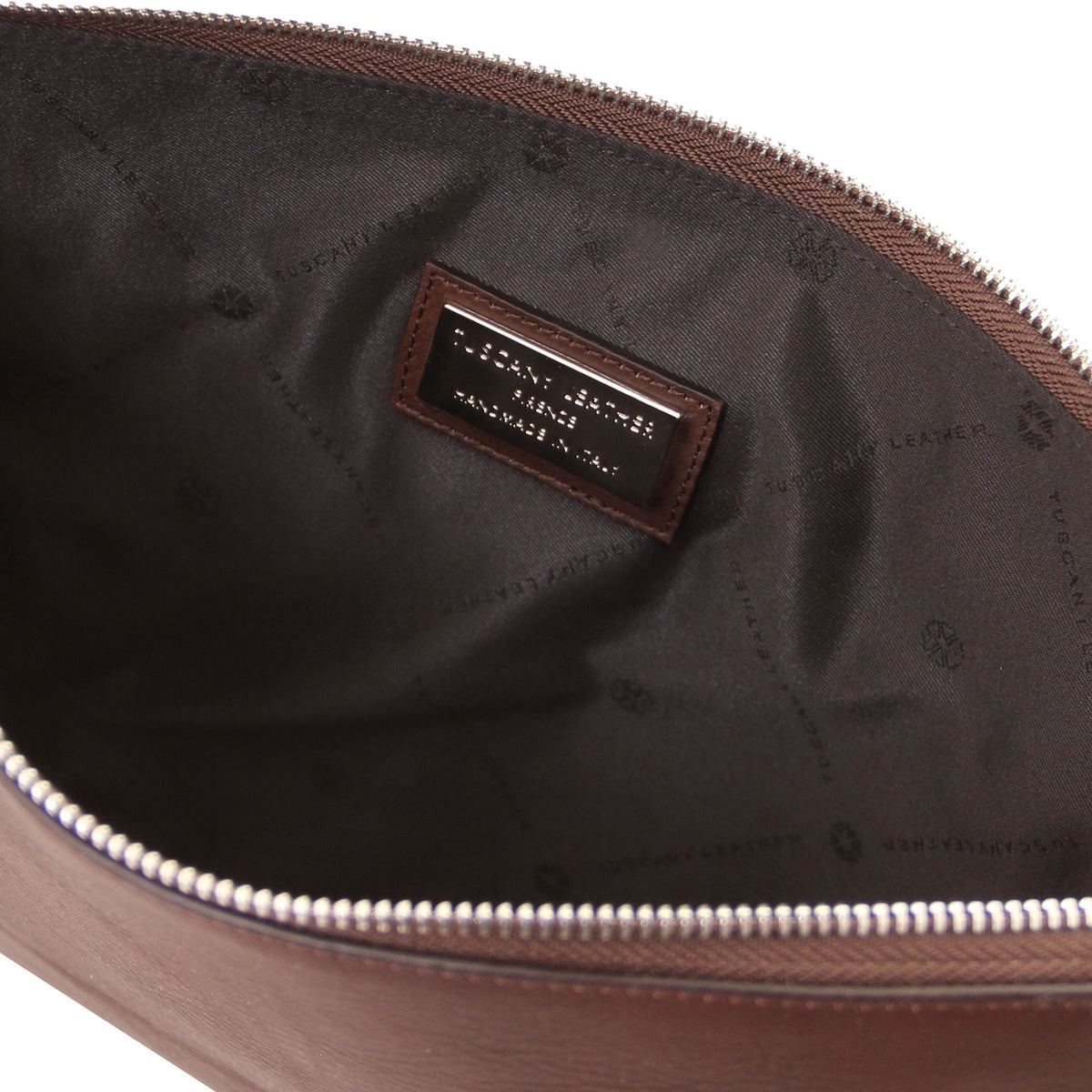 Giulio - Clutch maxi em pele com asa