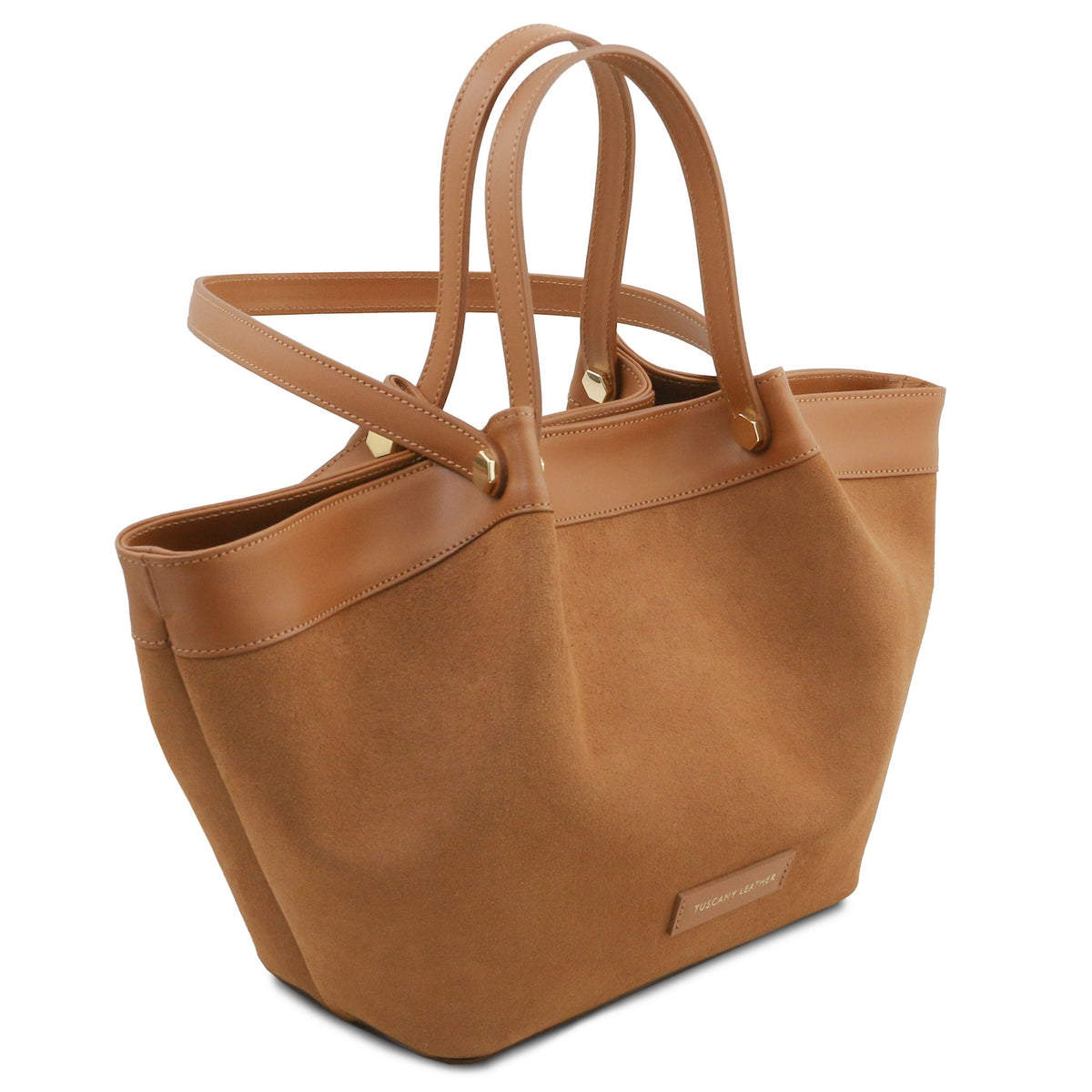 Soleil - Suede Leather Shopping bag