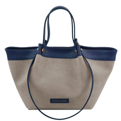 Soleil - Suede Leather Shopping bag