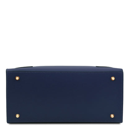 Coccola - leather handbag in smooth leather