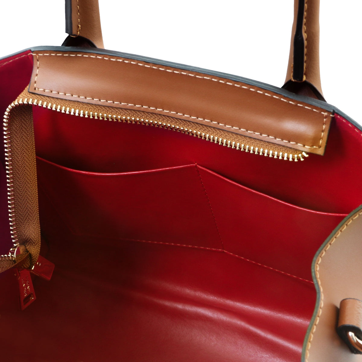 Coccola - leather handbag in smooth leather