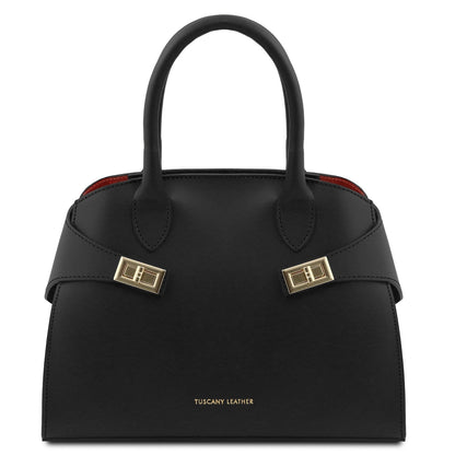 Coccola - leather handbag in smooth leather