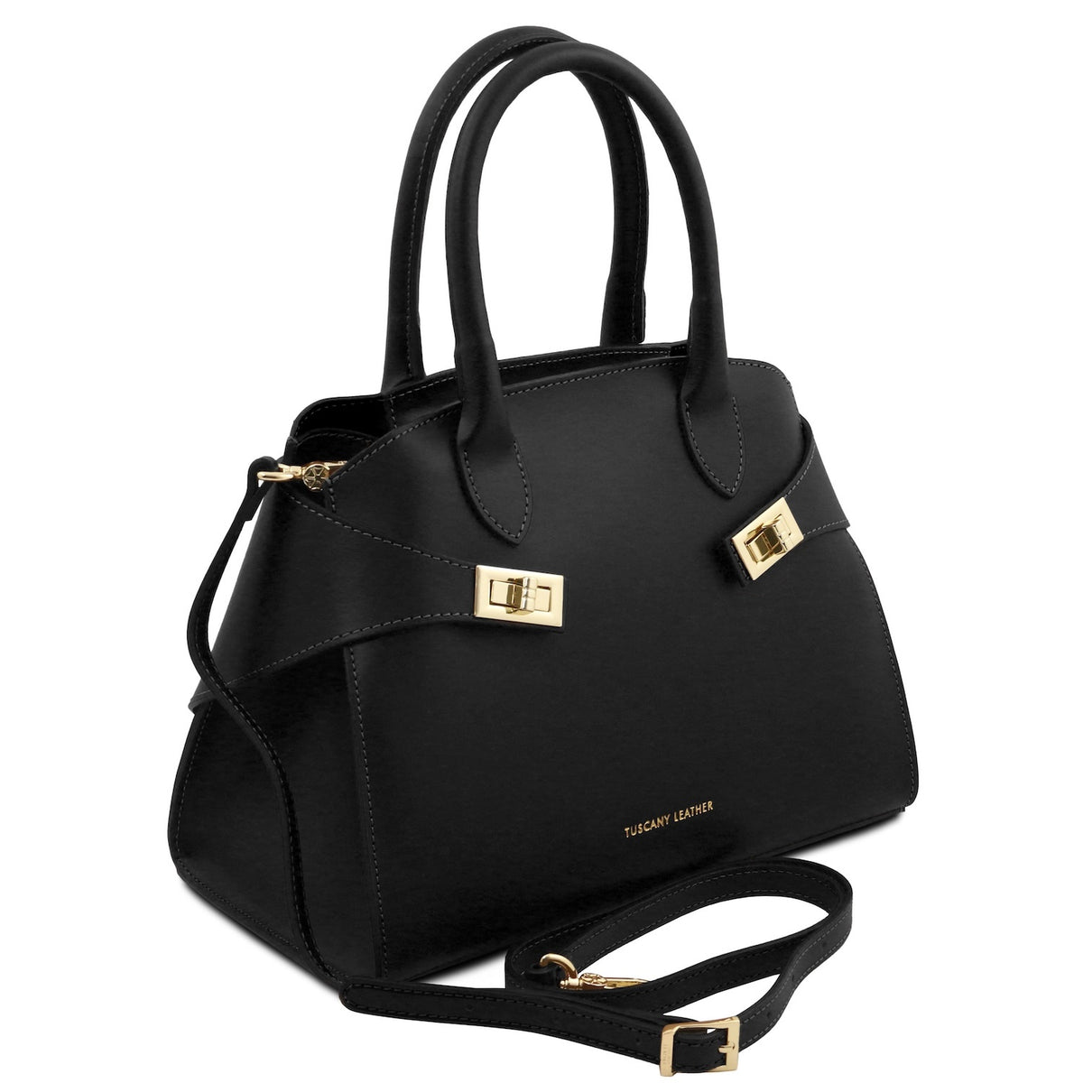 Coccola - leather handbag in smooth leather