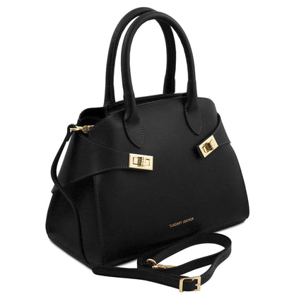 Coccola - leather handbag in smooth leather