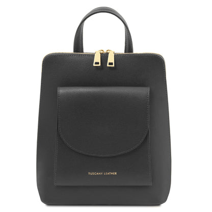 Paris - Small Convertible Backpack in Palmellato Leather