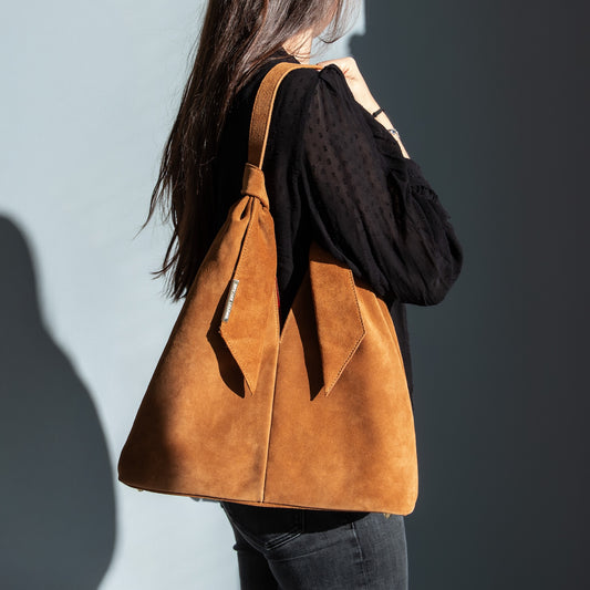 Ventura - Suede Leather Shopping bag