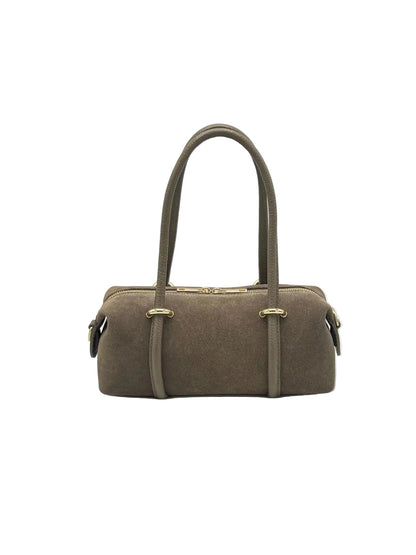 Bolso Boston Lucca pequeño de gamuza (East-West)