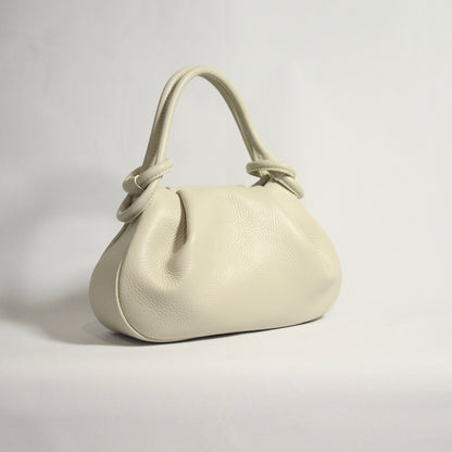 Anello Small Pebbled Leather Handbag