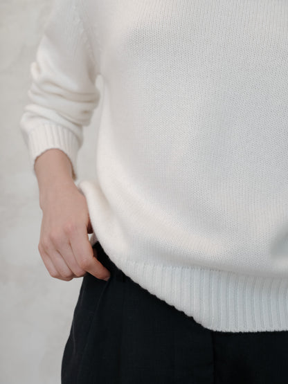 Pure Cashmere Crewneck Sweater