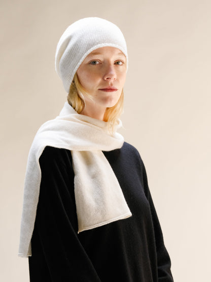Wool & Cashmere Blend Beanie (3D-Knit)