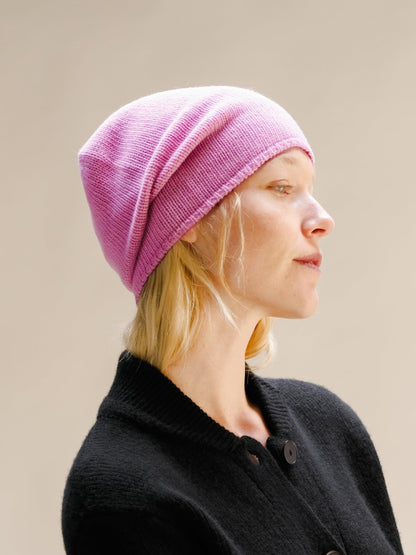 Wool & Cashmere Blend Beanie (3D-Knit)