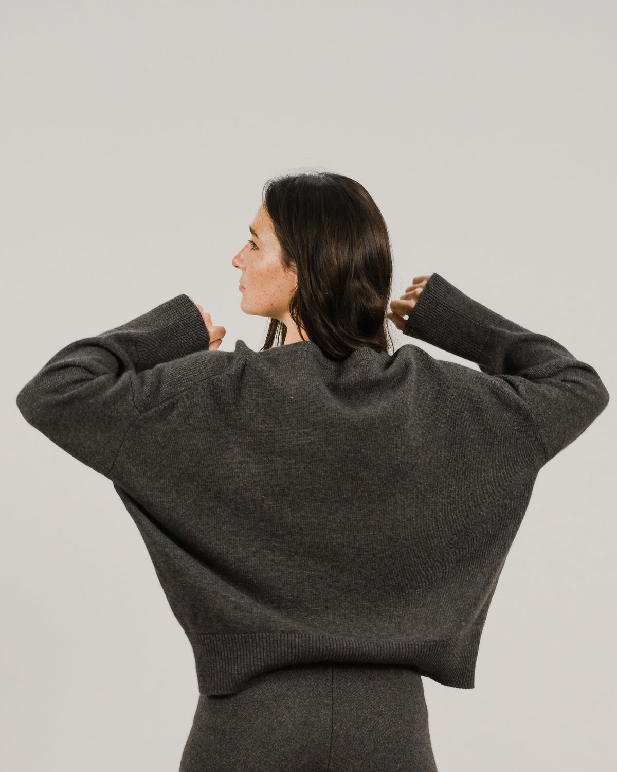 Cashmere Blend Crewneck Sweater