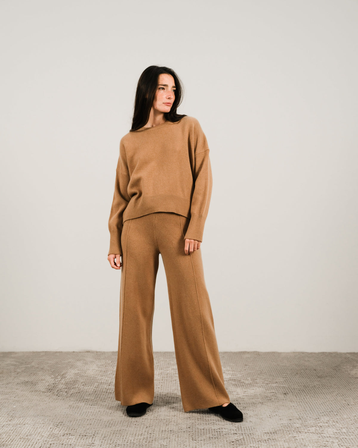 Cashmere Blend Crewneck Sweater