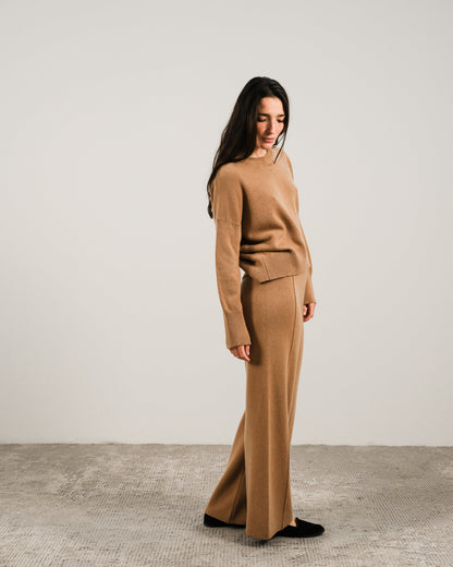 Cashmere Blend Crewneck Sweater