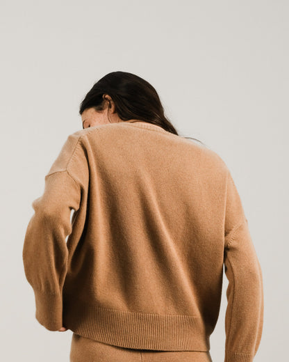 Cashmere Blend Crewneck Sweater