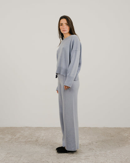 Cashmere Blend Crewneck Sweater