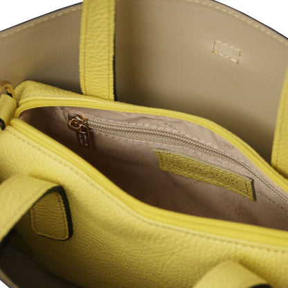 Leather handbags Agatha - Women's leather tote purse | TL142456 San Rocco Italia
