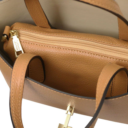 Leather handbags Agatha - Women's leather tote purse | TL142456 San Rocco Italia
