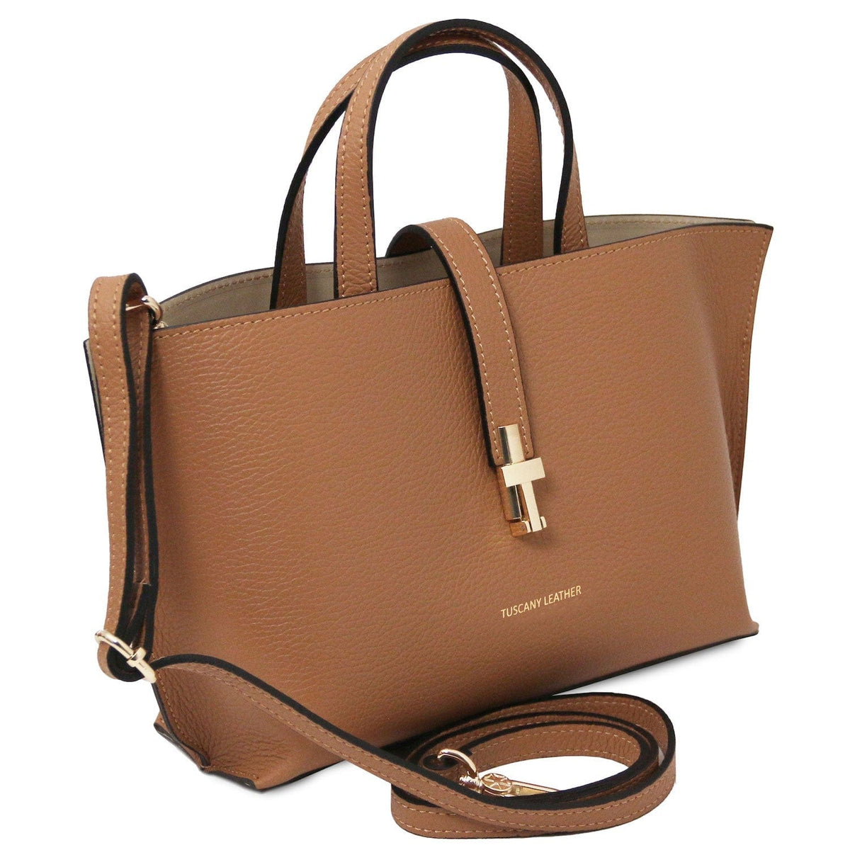 Leather handbags Agatha - Women's leather tote purse | TL142456 San Rocco Italia