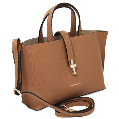 Leather handbags Agatha - Women's leather tote purse | TL142456 San Rocco Italia