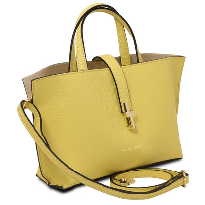 Leather handbags Agatha - Women's leather tote purse | TL142456 San Rocco Italia