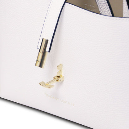 Leather handbags Agatha - Women's leather tote purse | TL142456 San Rocco Italia