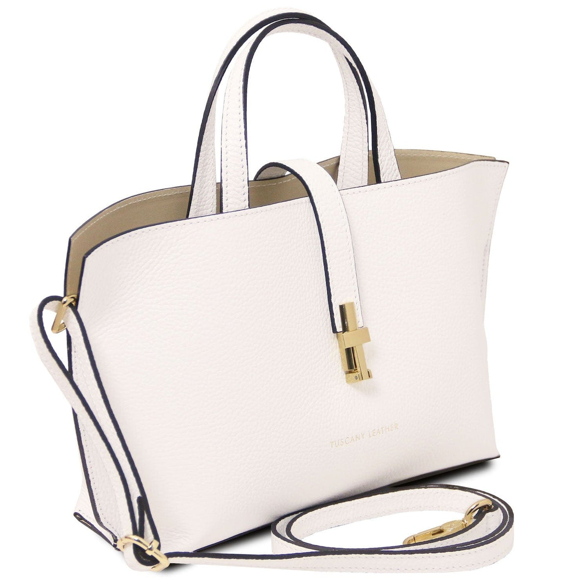 Leather handbags Agatha - Women's leather tote purse | TL142456 San Rocco Italia