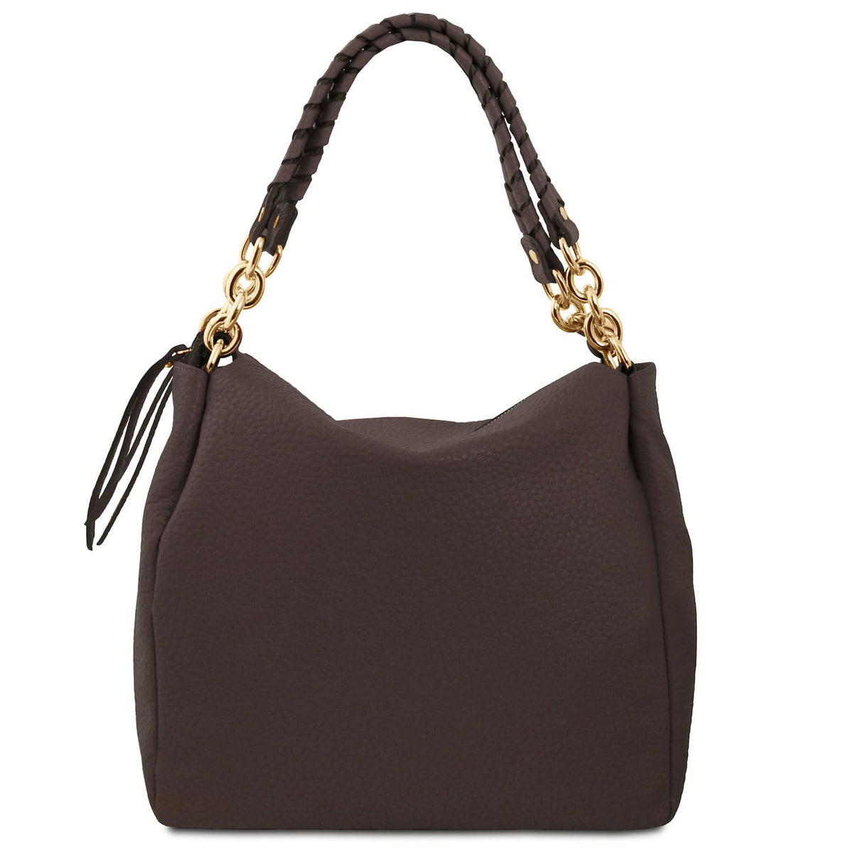 Leder-Schultertaschen Amy - Soft Italian leather shopping bag | TL142385 San Rocco Italia
