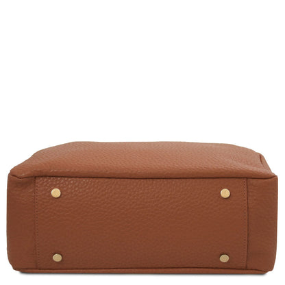 Leder-Schultertaschen Amy - Soft Italian leather shopping bag | TL142385 San Rocco Italia