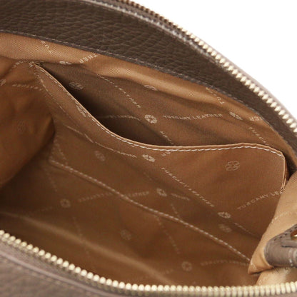 Leder-Schultertaschen Amy - Soft Italian leather shopping bag | TL142385 San Rocco Italia